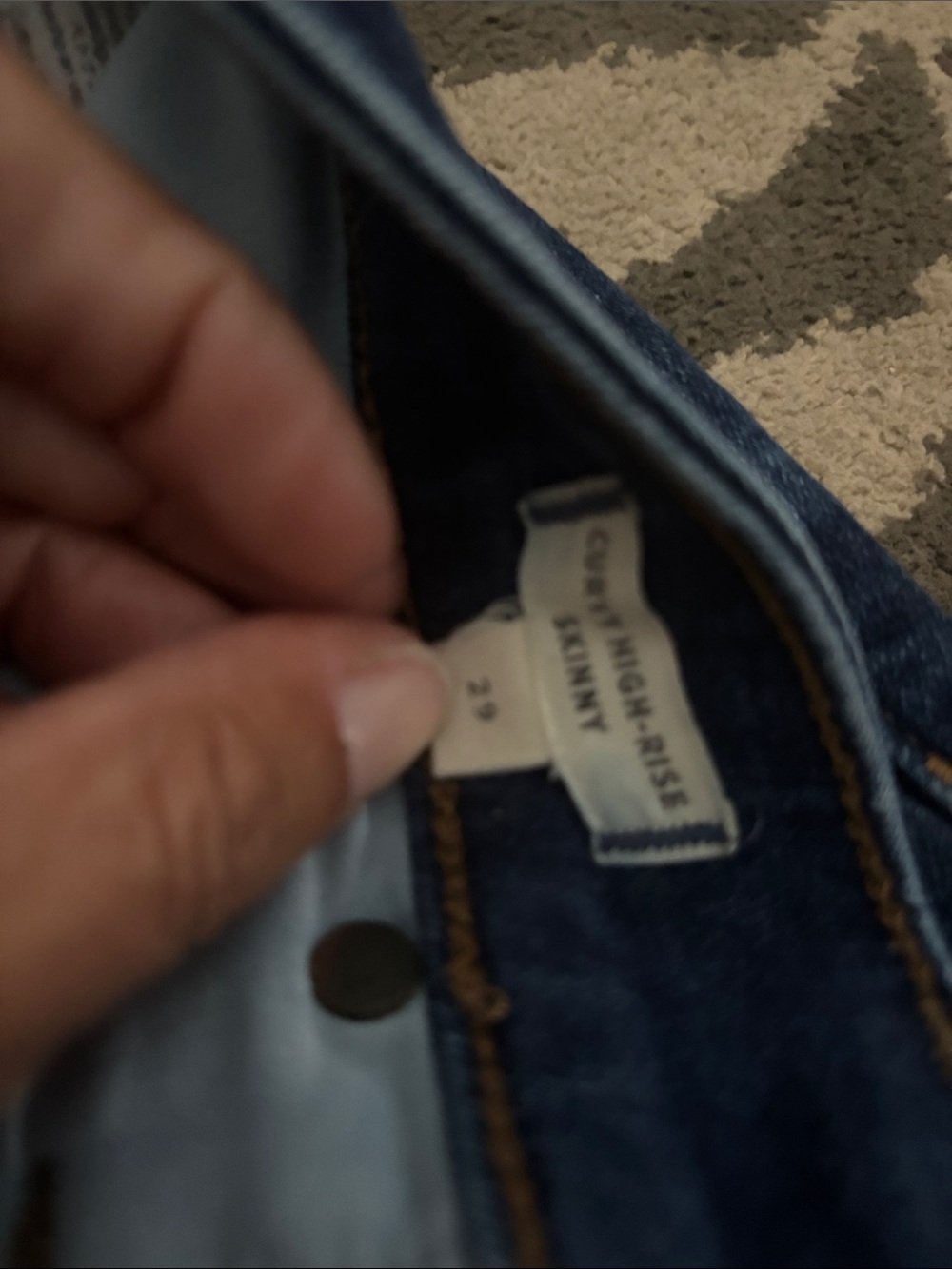 Madewell Women's Dark Wash Skinny Jeans - Picture 3 of 5